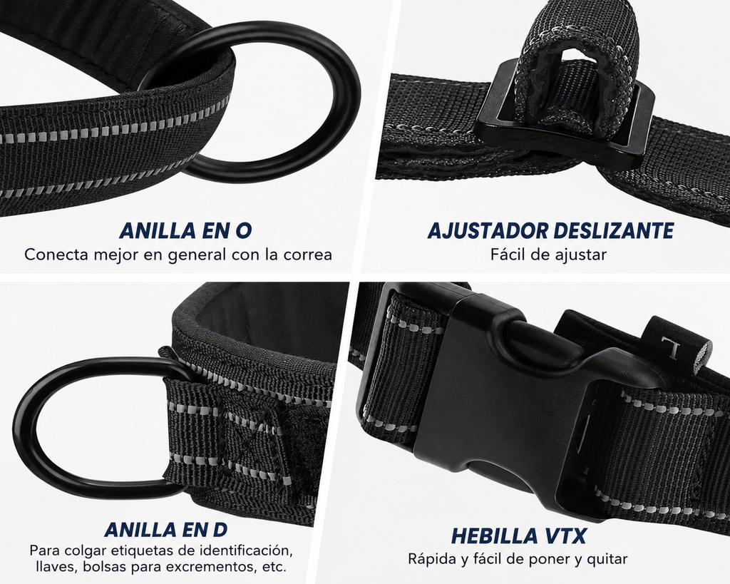 Arnes Anti-Tirones Con Control Total Y Comodidad Para Tu Mascota - KairaTix®
